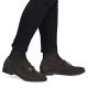 12. Braune Damen-Loafer aus Wildleder, Modell Rieker 46262-25