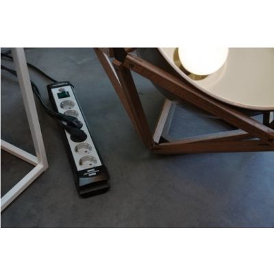 7. Brennenstuhl 1951560101 5 m Steckdosenleiste 6 x Netzwerksteckdosen Innenbereich Schwarz, Grau