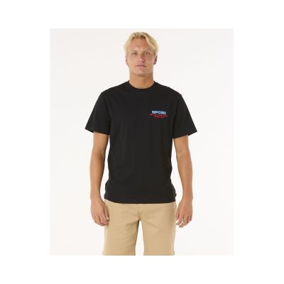 RIP CURL Surf Revival Ding Repair Tee Schwarz
