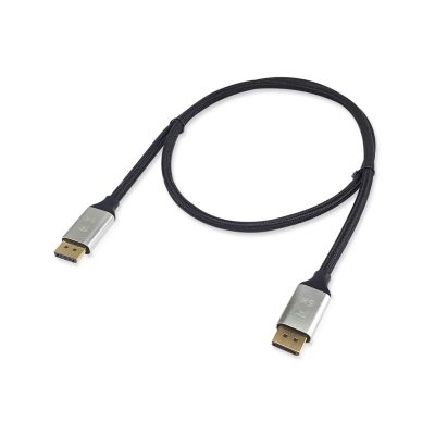 2. Ausgestattet mit DisplayPort 1.4 Premium 8K/60Hz Edelstahl/Stahl 5,00 m schwarz