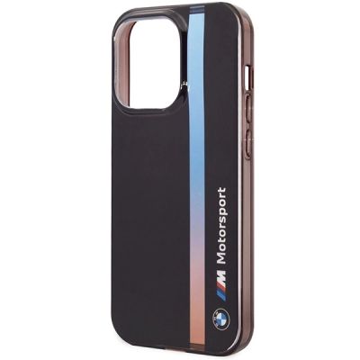 6. Hülle BMW BMHCP14L22HVGV iPhone 14 Pro 6.1" schwarz/schwarz IML Tricolor Stripe