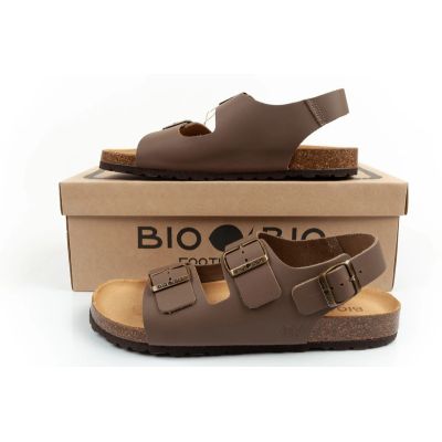10. Bio Bio Herren-Sandalen mit anatomisch geformtem Fußbett aus echtem Leder