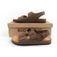 10. Bio Bio Herren-Sandalen mit anatomisch geformtem Fußbett aus echtem Leder