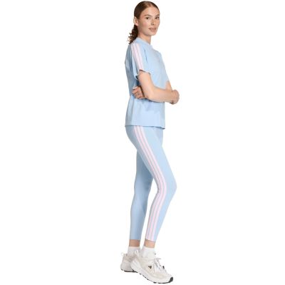 6. Damenleggings adidas Essentials 3-Stripes Cotton hellblau KD2352