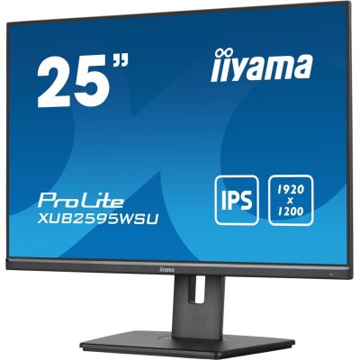 5. iiyama ProLite XUB2595WSU-B5 Computermonitor 63,5 cm (25") 1920 x 1200 px WUXGA LED Schwarz