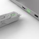 4. Lindy 40451 Port Blocker Port Blocker + USB Typ-A Dongle Grün Acrylnitril Butadien Styrol (ABS) 5 Stück.