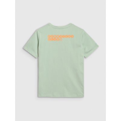 2. Übergroßes bedrucktes Damen-T-Shirt 4F 4FWSS25TTSHF2238-47S