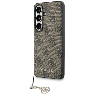 2. Guess 4G Classic Logo Charm MagSafe Hülle für Samsung Galaxy S26 - Braun