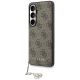 2. Guess 4G Classic Logo Charm MagSafe Hülle für Samsung Galaxy S26 - Braun