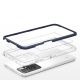 5. Klare 3in1 Hülle für Xiaomi Redmi 10 Frame Gel Cover Blau