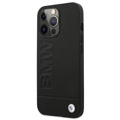 2. BMW Signature Logo Imprint Case für iPhone 13 Pro Max - Schwarz
