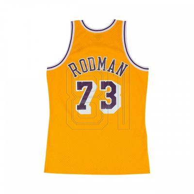 7. Mitchell & Ness Los Angeles Lakers NBA Swingman-Trikot Lakers 1998 Dennis Rodman M SMJYCP20064-LALGOLD98DRD