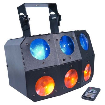 Lichteffekt LIGHT4ME SIX EYE BEAM starker Lichtstrahl LED + FERNBEDIENUNG