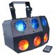 Lichteffekt LIGHT4ME SIX EYE BEAM starker Lichtstrahl LED + FERNBEDIENUNG