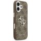 4. Guess 4G Big 4G Classic Logo Hülle für iPhone 17 - Braun und Silber