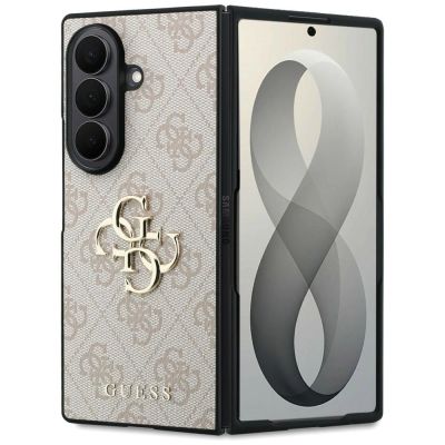 Guess Big 4G Logo Hülle für Samsung Galaxy Z Fold 8 Ultra – Pink