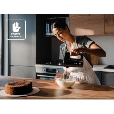 10. ELDOM FOOD PROBOT R120 MIXO 400W, SCHWARZ, 5 GESCHWINDIGKEITEN, SCHLAG- UND MIXFUNKTION, TURBO-TASTE, ZUBEHÖRBEHÄLTER