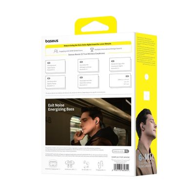 8. Baseus Bowie 35 Kabellose Kopfhörer (Schwarz)