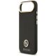 6. Guess Grained Strass Logo MagSafe Hülle für iPhone Air - Schwarz