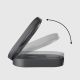 7. SBS 3-in-1 Faltbare kabellose Ladestation QI2 MFI – Made for iPhone – Schwarz