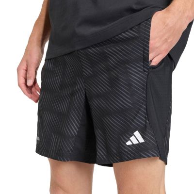 4. adidas Tech Intensity Aop Shorts für Herren, Schwarz, KB3123