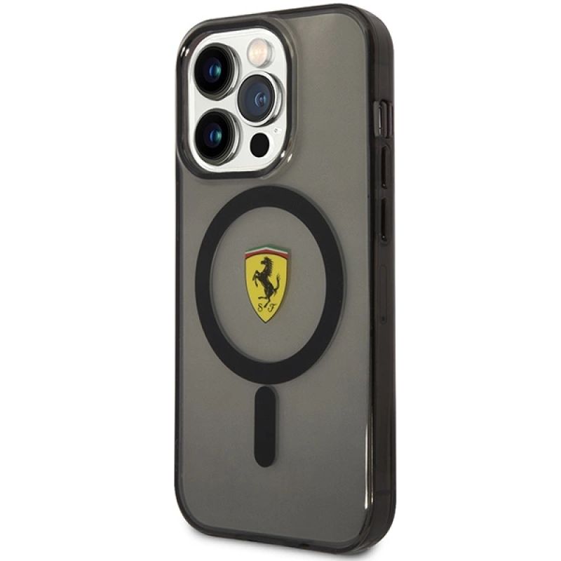 2. Ferrari FEHMP14LUKK iPhone 14 Pro 6.1" schwarz/schwarz Hardcase Translucent Magsafe