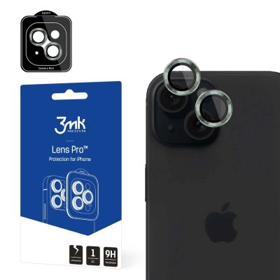 3mk Lens Protection Pro Kameraabdeckung für iPhone 15 – Grün
