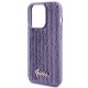6. Guess Pailletten-Schriftzug-Metallgehäuse für iPhone 15 Pro Max – Lila