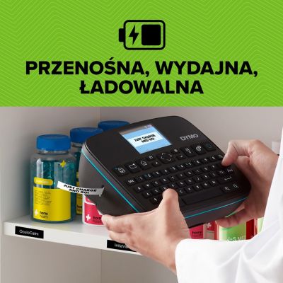 13. DYMO LabelManager 640CB 6/9/12/19/24 mm D1 Qwerty-Band