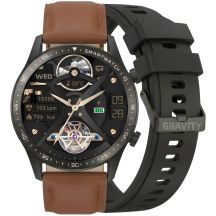 Smartwatch Gravity Black 2 Armbänder GT10-4