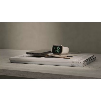 4. Qi2 15W kabelloses Reiseladegerät für zwei Geräte, MagSafe-kompatibel (Sandstein)
