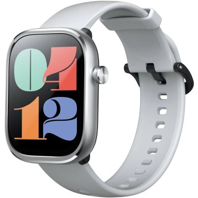 5. Mibro C4 silberne Smartwatch