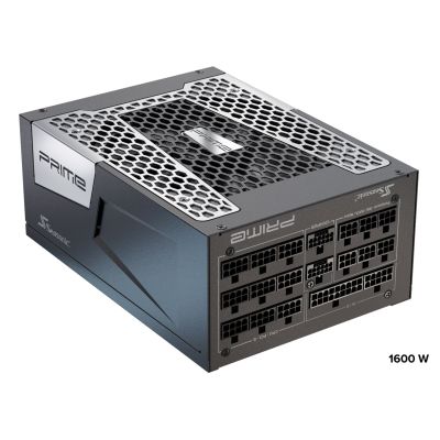 7. Seasonic ATX3-PRIME-PX-1600 Netzteilmodul 1600 W 20+4 Pin ATX Schwarz