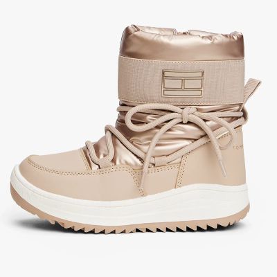 7. Tommy Hilfiger Damen-Schneestiefel T3A5-34052-1474591 Bronze