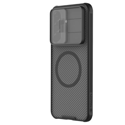 2. Nillkin CamShield Pro Magnetic Case für Samsung Galaxy A57 5G – Transparent Schwarz