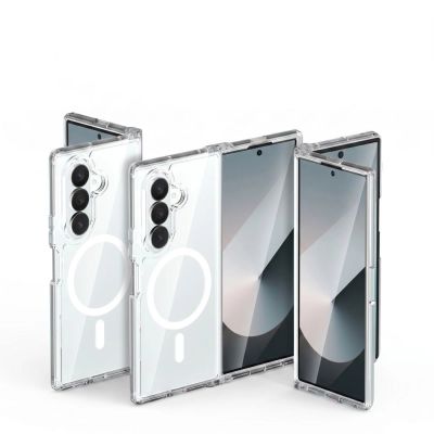 4. Tech-Protect FlexAir Hybrid MagSafe Hülle für Samsung Galaxy Z Fold 8 Ultra – Transparent