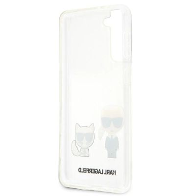 7. Karl Lagerfeld Karl&Choupette Hülle für Samsung Galaxy S21+ - Transparent