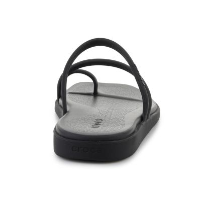 5. CROCS MIAMI Zehenschlaufensandale in Schwarz 209862-001