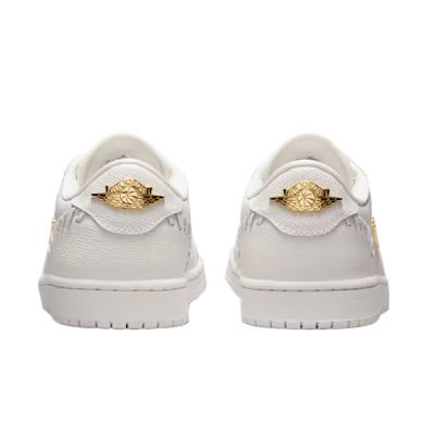 3. Air Jordan 1 Low Method of Make Wmns „Weiß/Metallic Gold“ Damen-Sportschuhe - FN5032-100