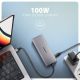 4. Axagon HMC-6G2L Kabelgebundene Dockingstation USB 3.2 Gen 2 (3.1 Gen 2) Typ-C Aluminium