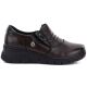 2. Damen-Keilschuhe aus braunem Leder, Vinceza 133118
