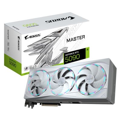 GIGABYTE AORUS GeForce RTX 5090 MASTER ICE 32G Grafikkarte NVIDIA 32GB GDDR7 GV-N5090AORUSM ICE-32GD