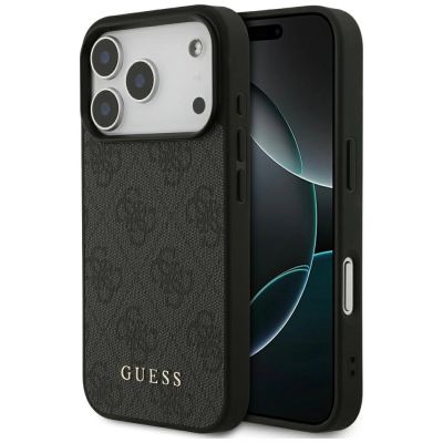 Guess 4G Classic Case für iPhone 17 Pro - Schwarz