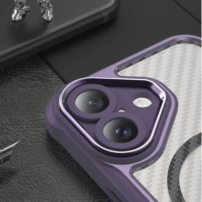 6. Leading Series MagSafe Silikonhülle für iPhone 16 – Lila