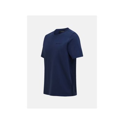 3. PEAK PERFORMANCE M Original T-Shirt mit kleinem Logo, Marineblau