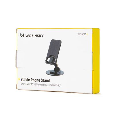11. Wozinsky WPT-K393 stabiler Ständer für Smartphone und Tablet – schwarz