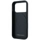 7. BMW M Quadrille Kevlar Metall Logo MagSafe Hülle für iPhone 17 Pro Max / 18 Pro Max - Schwarz