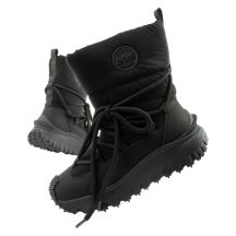 Lee Cooper Damen Winter-Wandersportschuhe, isoliert, schwarz, Naturleder