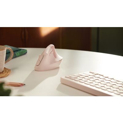 17. Logitech Lift Vertikale Pinke Maus