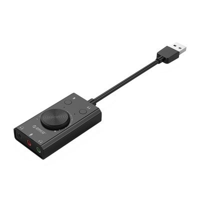 5. Orico SC2 Externe Multifunktions-Soundkarte mit USB-A - Schwarz